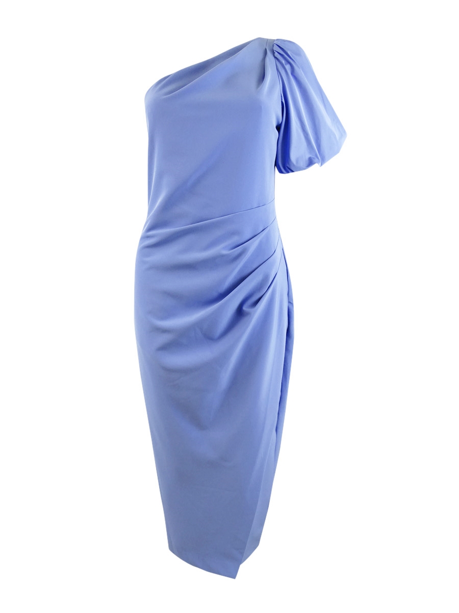 Lauren Ralph Lauren Women's One-Shoulder Crepe Cocktail